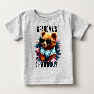 T-shirt Pour Bébé Grandmas Grandcub