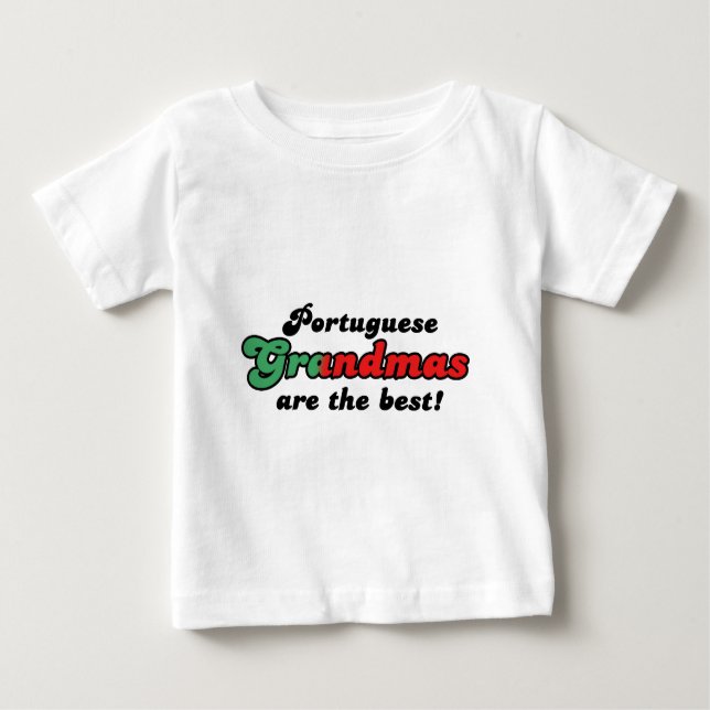 T-shirt Pour Bébé Grandmas portugais (Devant)