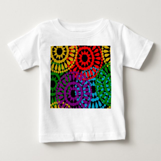 T-shirt Pour Bébé Grands cercles (Devant)