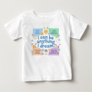 T-shirt Pour Bébé Grands rêves, inspiration pour les petits réalisat