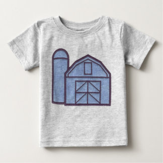 T-shirt Pour Bébé Grange et silo