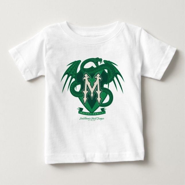 T-shirt Pour Bébé Graphique de crête de famille Malfoy (Devant)