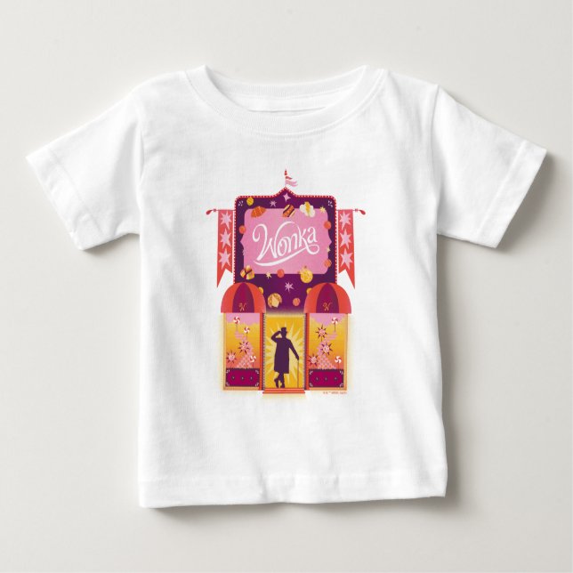 T-shirt Pour Bébé Graphique de la boutique Wonka Candy (Devant)
