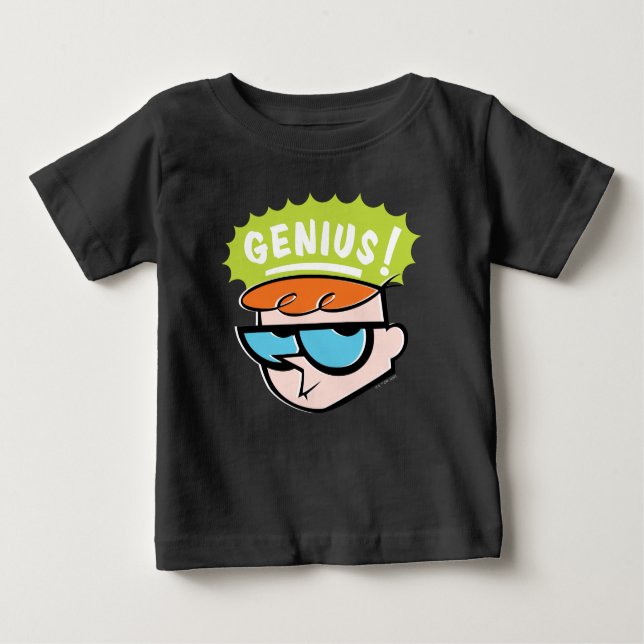 T-shirt Pour Bébé Graphique de légende Dexter "Genius" (Devant)