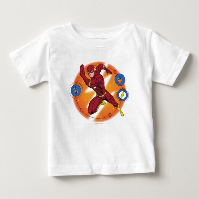 T-shirt Pour Bébé Graphique d'exécution du laboratoire Flash de dess (Devant)