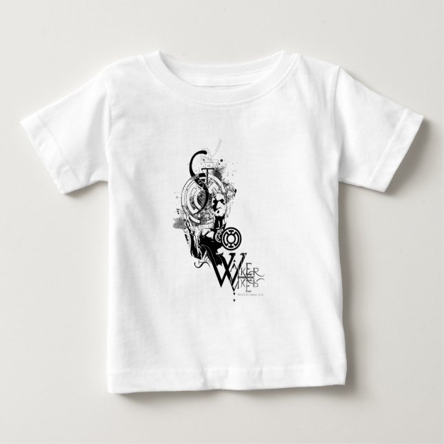 T-shirt Pour Bébé Graphique en lanterne bleue 2 (Devant)