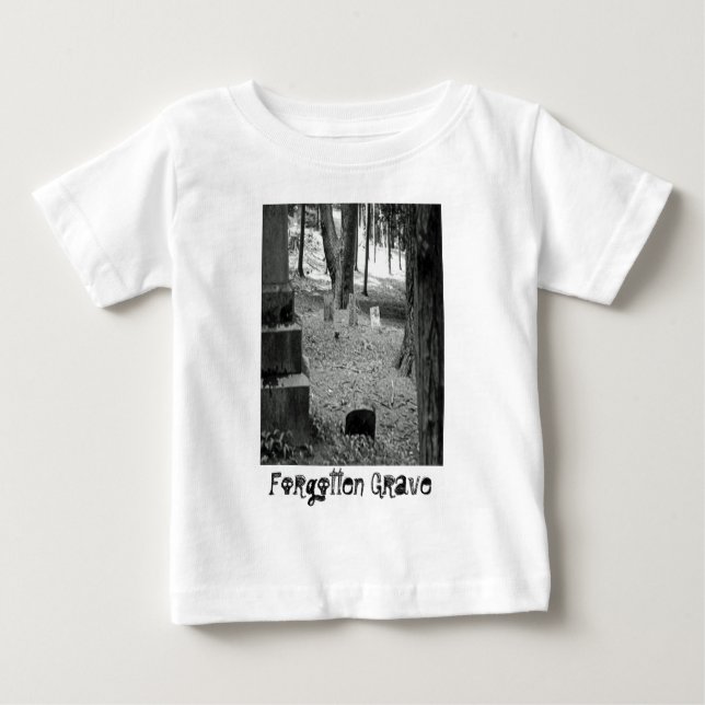 T-shirt Pour Bébé Grave oubliée (Devant)