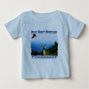 T-shirt Pour Bébé Great Smoky Mountains, T-shirt de bébé du