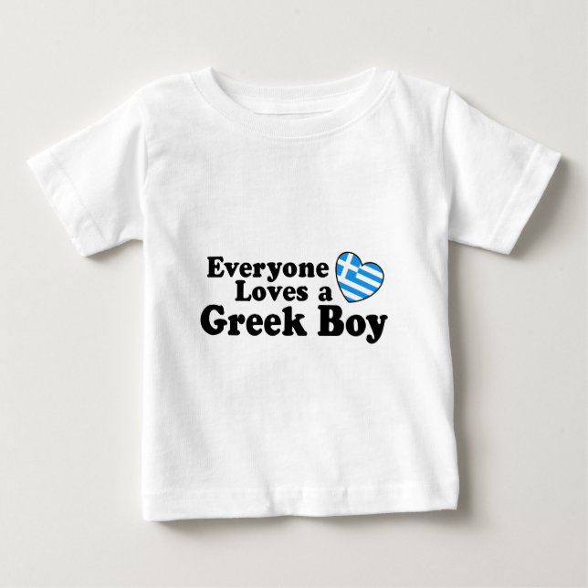 T-shirt Pour Bébé Grec Boy (Devant)