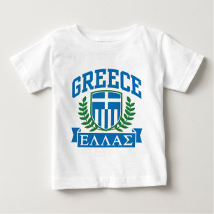 T-shirt Pour Bébé Grèce