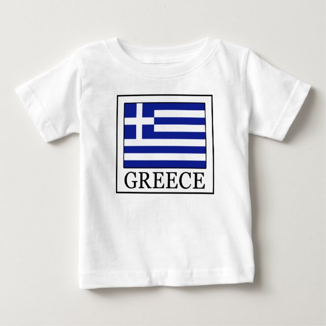 T-shirt Pour Bébé Grèce (Devant)