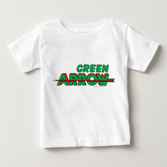 T-shirt Pour Bébé Green Arrow Logo 2 (Devant)