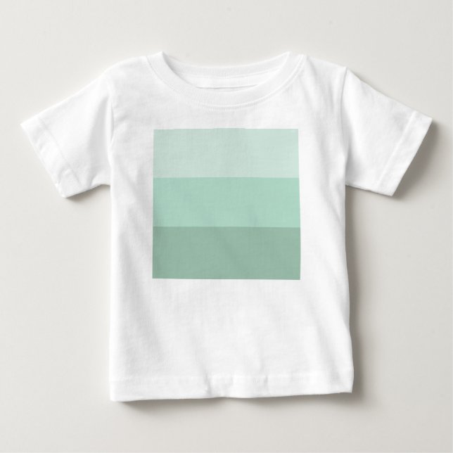 T-shirt Pour Bébé Green ombre (Devant)