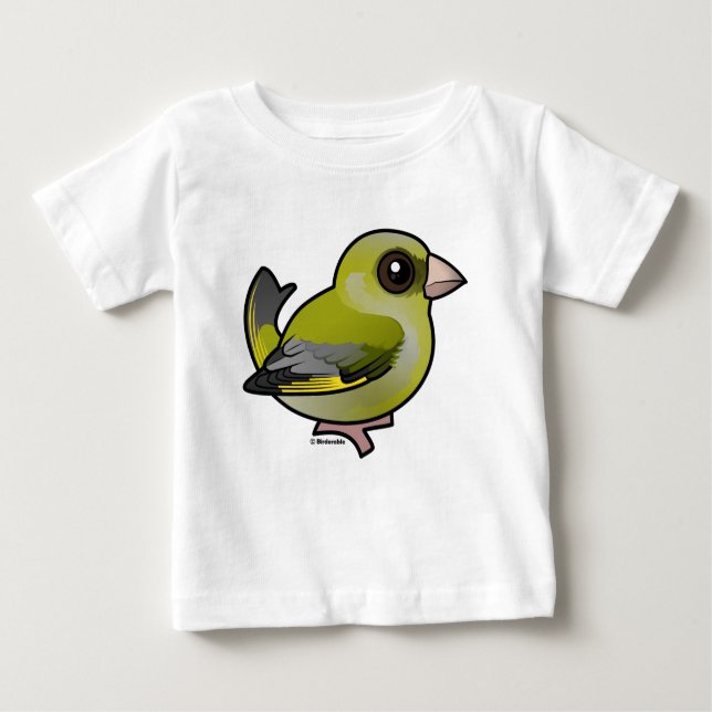 T-shirt Pour Bébé Greenfinch européen (Devant)