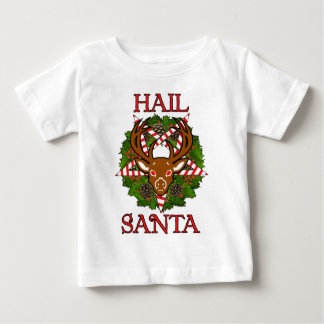 T-shirt Pour Bébé Grêle Père Noël