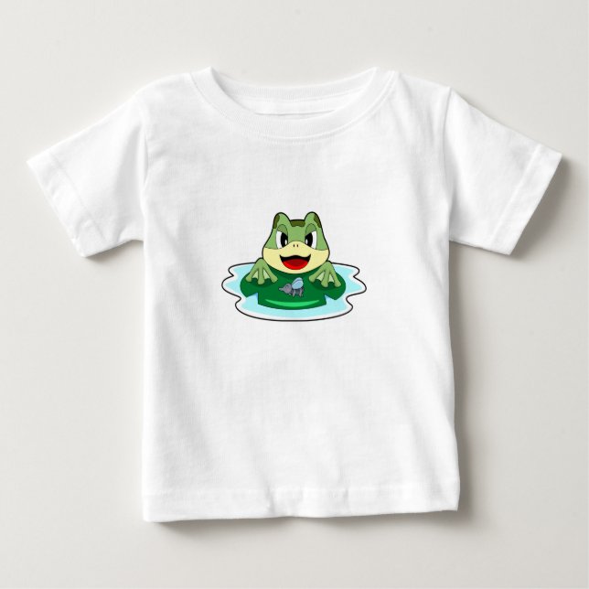 T-shirt Pour Bébé Grenouille (Devant)