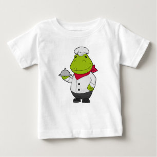 T-shirt Pour Bébé Grenouille comme cuire avec Plateau