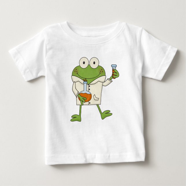 T-shirt Pour Bébé Grenouille de laboratoire (Devant)