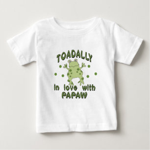T-shirt Pour Bébé Grenouille de papaye d'amour de TOADALLY