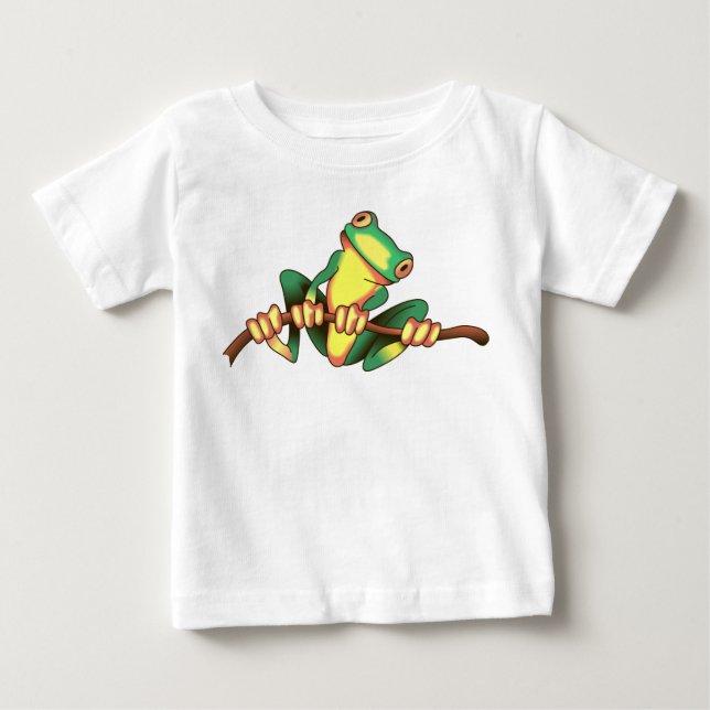 T-shirt Pour Bébé Grenouille des arbres (Devant)