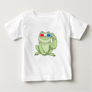T-shirt Pour Bébé Grenouille Glasses