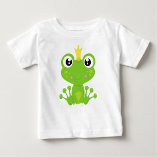 T-shirt Pour Bébé Grenouille mignonne, Grenouille verte, Prince de g