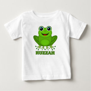 T-shirt Pour Bébé Grenouille Mignonne Hourra Produit de Personnage d
