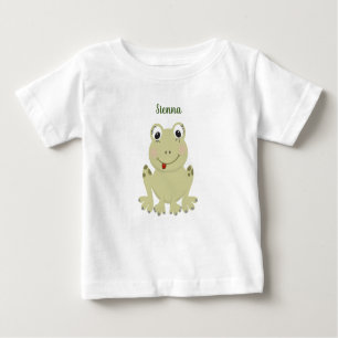 T-shirt Pour Bébé Grenouille verte Tee - shirt pour bébé fille