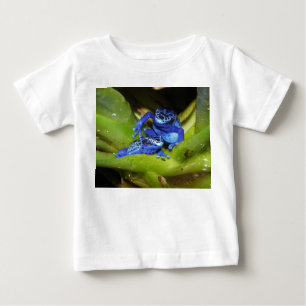 T-shirt Pour Bébé Grenouilles bleues de dard de poison dans la