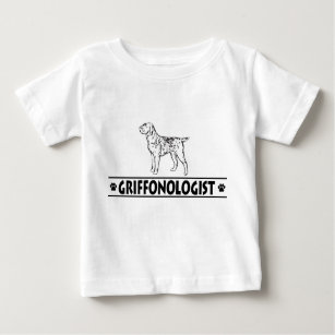 T-shirt Pour Bébé Griffon humoristique À poils durs