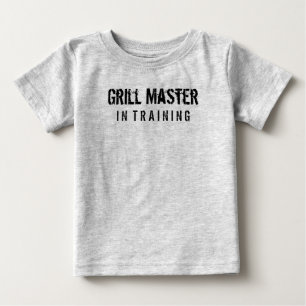 T-shirt Pour Bébé Grill Master en formation