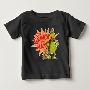 T-shirt Pour Bébé Grille   Grinch & Max Starburst