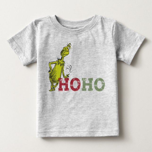 T-shirt Pour Bébé Grille | Ho Ho Ho (Devant)