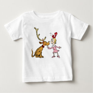 T-shirt Pour Bébé Grille Max & Cindy Lou Qui