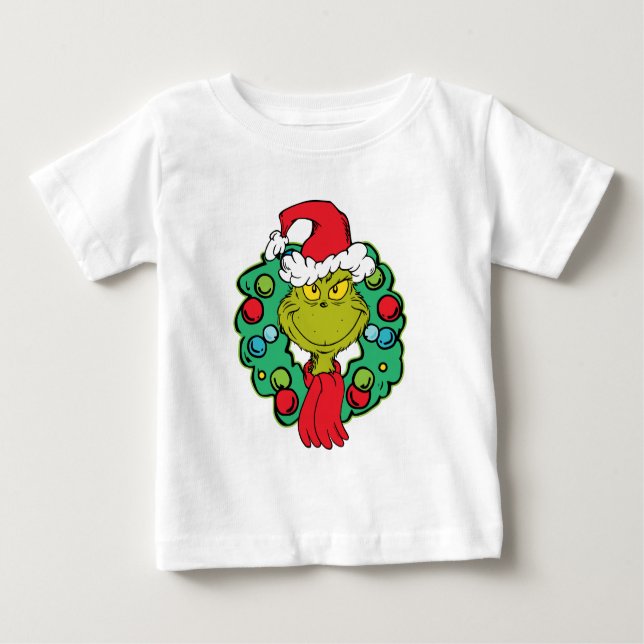 T-shirt Pour Bébé Grille | Vacances de Noël (Devant)