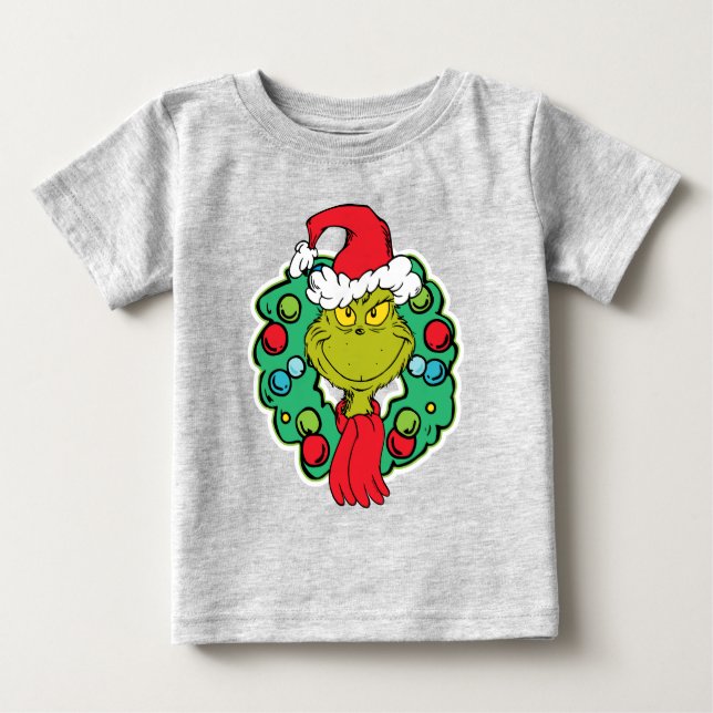 T-shirt Pour Bébé Grille | Vacances de Noël (Devant)