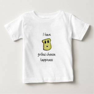 T-shirt Pour Bébé grilledcheesehappiness, j'ai, fromage grillé…
