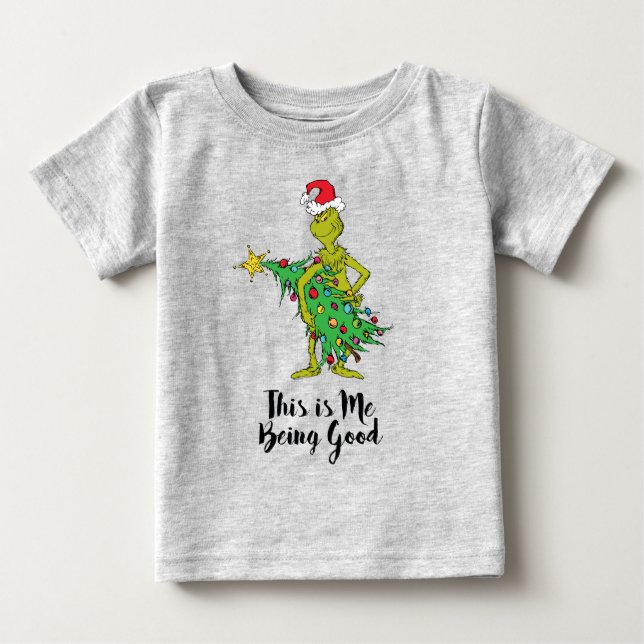 T-shirt Pour Bébé Grinch Classique | Méchant (Devant)