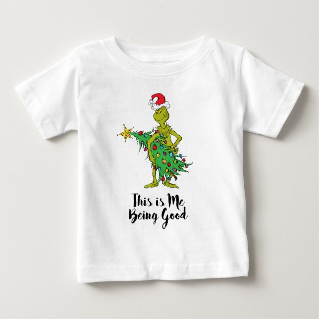 T-shirt Pour Bébé Grinch Classique | Méchant (Devant)