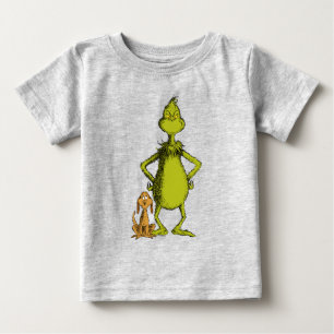 T-shirt Pour Bébé Grinch   Max & Grinch posture