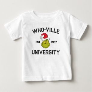 T-shirt Pour Bébé Grinch Who-ville Université depuis 1957