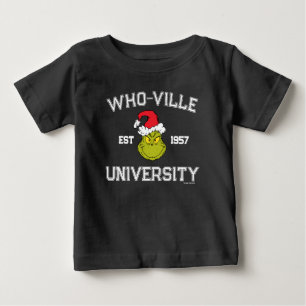 T-shirt Pour Bébé Grinch Who-ville Université Établie 1957
