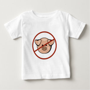 T-shirt Pour Bébé Grippe/porc de porcs