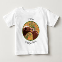 Grizzly Bear Maman et Cub Peinture de la faune Art