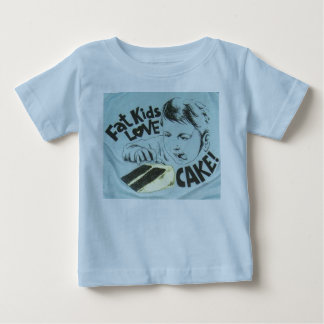 T-shirt Pour Bébé Gros gâteau d'amour d'enfants