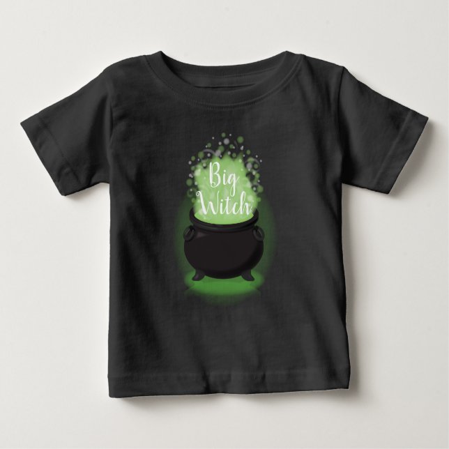 T-shirt Pour Bébé Grosse sorcière (Devant)