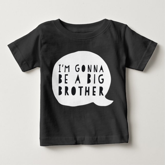 T-shirt Pour Bébé Grossesse: I'm gonna be a BIG brother (Devant)