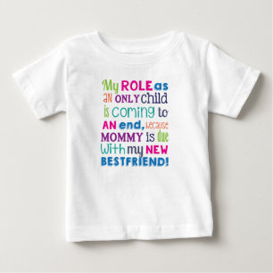 T-shirt Pour Bébé Grossesse Révélation-Nouveau bébé Grand Soeur/Frèr