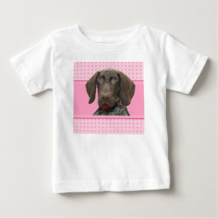 T-shirt Pour Bébé Grossy Grizzly chiot fille
