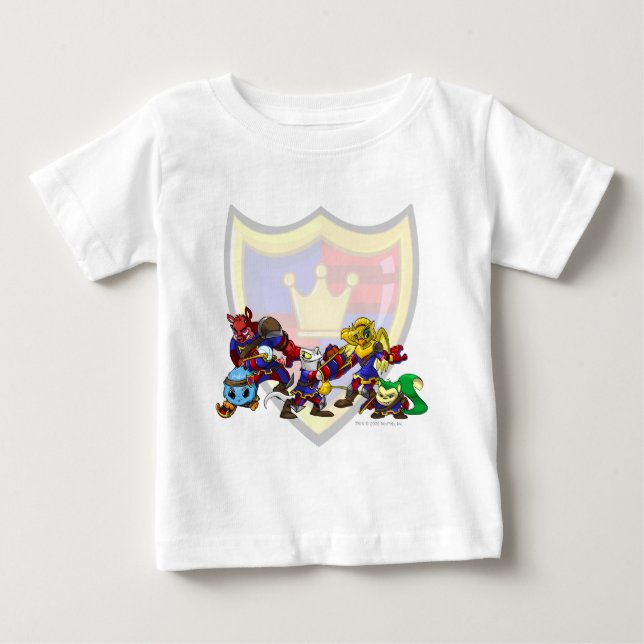 T-shirt Pour Bébé Groupe de Meridell d'équipe (Devant)